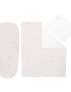 KikkaBoo Set lenjerie copii cu 6 piese Hedge-Hugs 80x40 cm din bumbac ranforce certificat OEKOTEXcompatibila patut co-sleeper sau landoucontine pernafata de pernacearceafhusa pilotapilotaprotectie impermeabila