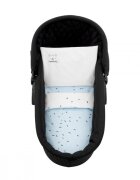 KikkaBoo Set lenjerie cu 6 piese pentru landou sau patut co-sleeper Bear with me Blue