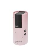 KikkaBoo Sticla din otel inoxidabil cu pai retractabil pentru copii Flora Blush capacitate 350ml fara BPA protectie anti-scurgere
