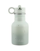 KikkaBoo Sticla din otel inoxidabil cu pai retractabil pentru copii Flora Sage capacitate 350ml fara BPA protectie anti-scurgere