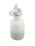 KikkaBoo Sticla din otel inoxidabil cu pai retractabil pentru copii Flora Sand capacitate 350ml fara BPA protectie anti-scurgere