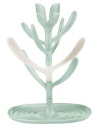 KikkaBoo Suport pentru uscat biberoane Tulip Mintcapacitate pana la 8 biberoanedin plastic nontoxic fara BPA