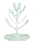 KikkaBoo Suport pentru uscat biberoane Tulip Mintcapacitate pana la 8 biberoanedin plastic nontoxic fara BPA
