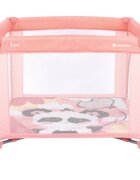 KikkaBoo Tarc de joaca pentru copii Enjoy Pink Panda 2023 cu pliere compactausa mare de acces cu fermoarsaltea pliabila moaleinele si geanta pentru transport incluse