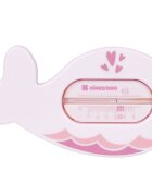 KikkaBoo Termometru de baie si camera Whale Roz
