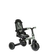 KikkaBoo Tricicleta 8in1 pentru copii Aluma Greende la 12 lunicadru din aluminiusezut rotativspatar reglabilmaner parental reglabilcopertina reglabiladetasabilacentura de siguranta