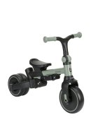 KikkaBoo Tricicleta 8in1 pentru copii Aluma Greende la 12 lunicadru din aluminiusezut rotativspatar reglabilmaner parental reglabilcopertina reglabiladetasabilacentura de siguranta