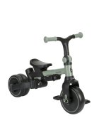 KikkaBoo Tricicleta 8in1 pentru copii Aluma Greende la 12 lunicadru din aluminiusezut rotativspatar reglabilmaner parental reglabilcopertina reglabiladetasabilacentura de siguranta
