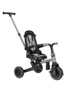 KikkaBoo Tricicleta 8in1 pentru copii Aluma Greyde la 12 lunicadru din aluminiusezut rotativspatar reglabilmaner parental reglabilcopertina reglabiladetasabilacentura de siguranta