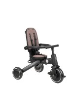 KikkaBoo Tricicleta 8in1 pentru copii Trix 2 Bej ultrapliabilade la 10 luni la 22kgcadru din aluminiusezut rotativspatar reglabilmaner parental reglabilcopertina reglabiladetasabilacentura de siguranta