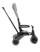KikkaBoo Tricicleta 8in1 pentru copii Trix 2 Gri ultrapliabilade la 10 luni la 22kgcadru din aluminiusezut rotativspatar reglabilmaner parental reglabilcopertina reglabiladetasabilacentura de siguranta