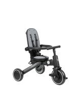 KikkaBoo Tricicleta 8in1 pentru copii Trix 2 Gri ultrapliabilade la 10 luni la 22kgcadru din aluminiusezut rotativspatar reglabilmaner parental reglabilcopertina reglabiladetasabilacentura de siguranta