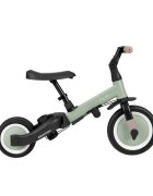 KikkaBoo Tricicleta pentru copii Flip Army Green multifunctionala transformabila 5 in 1 cu scaun reglabil bara de protectie detasabila potrivita de la 1 an la 5 ani
