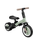 KikkaBoo Tricicleta pentru copii Flip Army Green multifunctionala transformabila 5 in 1 cu scaun reglabil bara de protectie detasabila potrivita de la 1 an la 5 ani