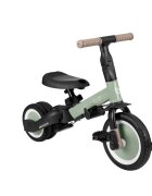 KikkaBoo Tricicleta pentru copii Flip Army Green multifunctionala transformabila 5 in 1 cu scaun reglabil bara de protectie detasabila potrivita de la 1 an la 5 ani