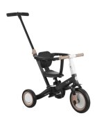 KikkaBoo Tricicleta pentru copii Flip Black multifunctionala transformabila 5 in 1 cu scaun reglabil bara de protectie detasabila potrivita de la 1 an la 5 ani