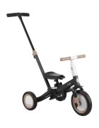 KikkaBoo Tricicleta pentru copii Flip Black multifunctionala transformabila 5 in 1 cu scaun reglabil bara de protectie detasabila potrivita de la 1 an la 5 ani