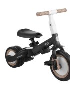 KikkaBoo Tricicleta pentru copii Flip Black multifunctionala transformabila 5 in 1 cu scaun reglabil bara de protectie detasabila potrivita de la 1 an la 5 ani