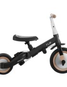 KikkaBoo Tricicleta pentru copii Flip Black multifunctionala transformabila 5 in 1 cu scaun reglabil bara de protectie detasabila potrivita de la 1 an la 5 ani