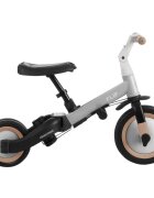 KikkaBoo Tricicleta pentru copii Flip Grey multifunctionala transformabila 5 in 1 cu scaun reglabil bara de protectie detasabila potrivita de la 1 an la 5 ani