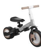 KikkaBoo Tricicleta pentru copii Flip Grey multifunctionala transformabila 5 in 1 cu scaun reglabil bara de protectie detasabila potrivita de la 1 an la 5 ani
