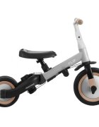 KikkaBoo Tricicleta pentru copii Flip Grey multifunctionala transformabila 5 in 1 cu scaun reglabil bara de protectie detasabila potrivita de la 1 an la 5 ani