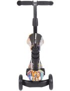 KikkaBoo Trotineta evolutiva Scooter 3 in 1 Ride and Skate Scretch cu roti luminoaseghidon si scaun reglabilerulmenti ABEC-7recomandata de la 18 luni