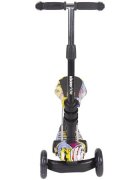 KikkaBoo Trotineta evolutiva Scooter 3 in 1 Ride and Skate Train cu roti luminoaseghidon si scaun reglabilerulmenti ABEC-7recomandata de la 18 luni