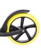KikkaBoo Trotineta pliabila Makani Dusty Yellow cu sistem de plierecric inclusbaza antiderapantaroti PUmaner reglabilgreutate admisa 100 kg