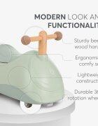 KikkaBoo Vehicul fara pedale pentru copii Ride On Sizzy Mint multidirectionalmanere pentru sustineresezut ergonomic moalesistem de protectie antirasturnareroti pivotante pentru multisuprafetede la 12 luni