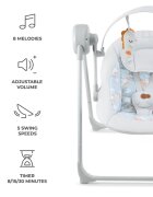 KINDERKRAFT Balansoar pentru bebelusi Swingee Gri