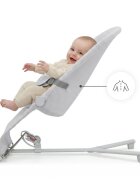 KINDERKRAFT Balansoar pliabil Mimi Light Grey spatar reglabil bara cu jucarii