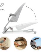 KINDERKRAFT Balansoar pliabil Mimi Light Grey spatar reglabil bara cu jucarii