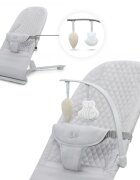 KINDERKRAFT Balansoar pliabil Mimi Light Grey spatar reglabil bara cu jucarii