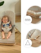 KINDERKRAFT Balansoar pliabil Mimi WoodBeige spatar reglabil bara cu jucarii