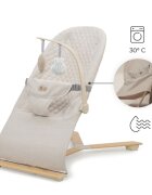 KINDERKRAFT Balansoar pliabil Mimi WoodBeige spatar reglabil bara cu jucarii