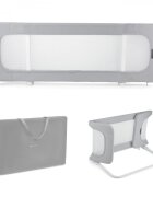KINDERKRAFT Bariera de pat guard and dream light grey