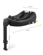 KINDERKRAFT Baza isofix 360 Endura safe fx black