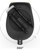 KINDERKRAFT Baza isofix 360 Endura safe fx black