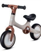 KINDERKRAFT Bicicleta copii fara pedale Tove desert beige 8 inch roti spuma EVA scaun reglabil 31-345 cm greutate redusa manere de transport Unghi de viraj limitat varsta 2-4 ani