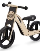 KINDERKRAFT Bicicleta de echilibru din lemn Uniq Natural cu scaun moale reglabil roti din spuma EVA maner pentru transport pana la 35 kg