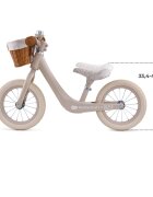 KINDERKRAFT Bicicleta de echilibru Rapid 2 Bizuu Beige cadru din aliaj de magneziu scaun reglabil clopotel si cos pentru jucarii