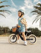 KINDERKRAFT Bicicleta de echilibru Rapid 2 Bizuu Beige cadru din aliaj de magneziu scaun reglabil clopotel si cos pentru jucarii