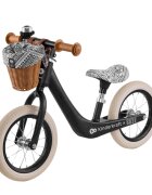 KINDERKRAFT Bicicleta de echilibru Rapid 2 Bizuu Black cadru din aliaj de magneziu scaun reglabil clopotel si cos pentru jucarii