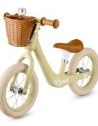 KINDERKRAFT Bicicleta de echilibru Rapid 2 Green cadru din aliaj de magneziu scaun reglabil clopotel si cos pentru jucarii