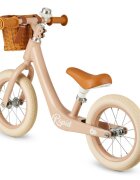 KINDERKRAFT Bicicleta de echilibru Rapid 2 Pink cadru din aliaj de magneziu scaun reglabil clopotel si cos pentru jucarii