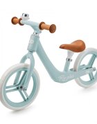 KINDERKRAFT Bicicleta fara pedale Fly Plus Baby Blue cu scaun reglabil pe inaltime cadru usor din magneziu roti din spuma Eva sarcina maxima 35 kg