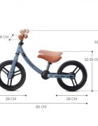 KINDERKRAFT Bicicleta pentru copii copii 2Way Next Blue Sky 10 inch scaun reglabil de la 31-39 cm roti spuma EVA ghidon reglabil pentru copii de la 2 ani pana la 35 kg unghi de viraj limitat