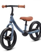 KINDERKRAFT Bicicleta pentru copii copii 2Way Next Blue Sky 10 inch scaun reglabil de la 31-39 cm roti spuma EVA ghidon reglabil pentru copii de la 2 ani pana la 35 kg unghi de viraj limitat