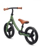 KINDERKRAFT Bicicleta pentru copii copii 2Way Next Light Green 10 inch scaun reglabil de la 31-39 cm roti spuma EVA ghidon reglabil pentru copii de la 2 ani pana la 35 kg unghi de viraj limitat